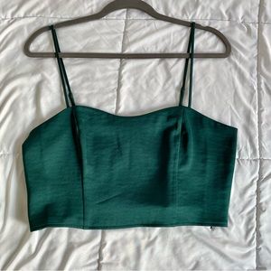 Emerald Silk Tank